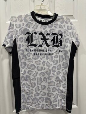 Level Black - Ninja Shit Leopard Grappling Rash Guard